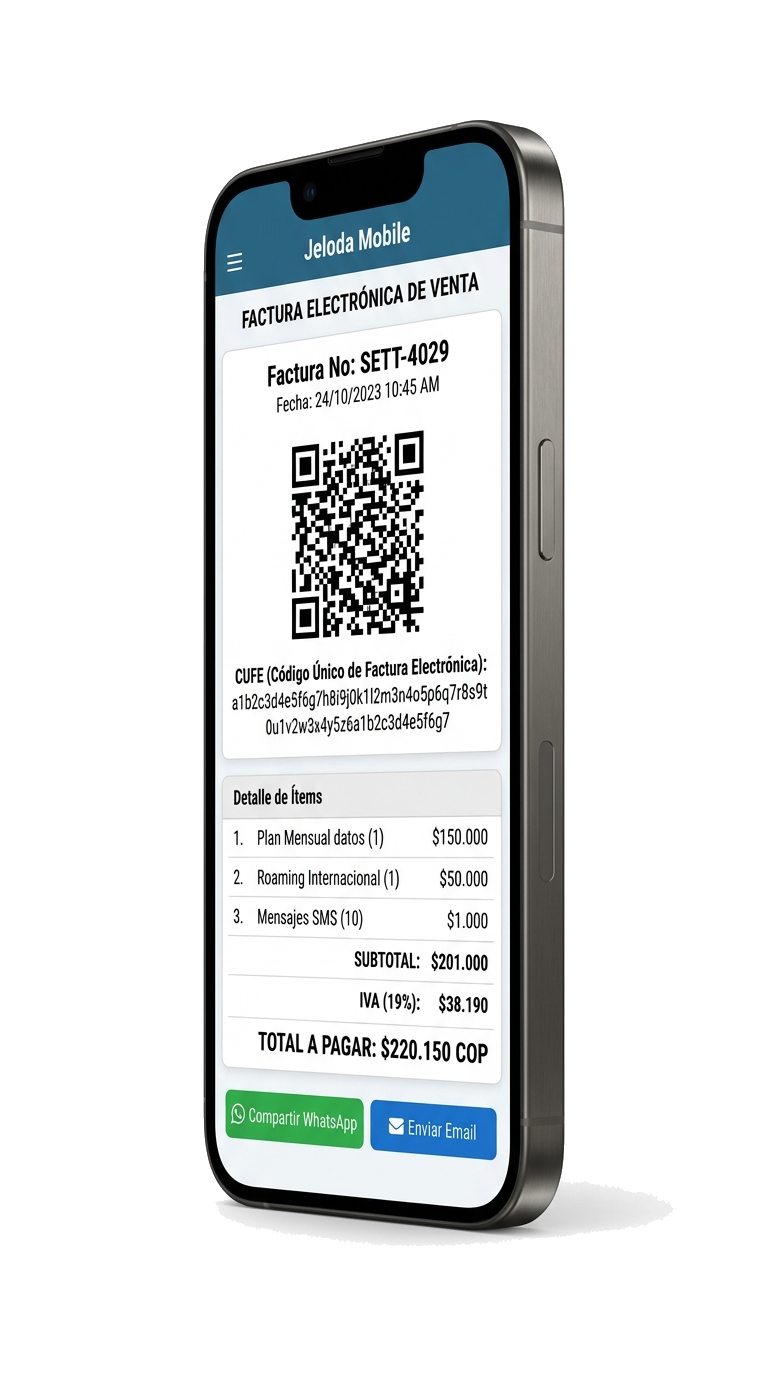 Jeloda POS Factura Electrónica DIAN