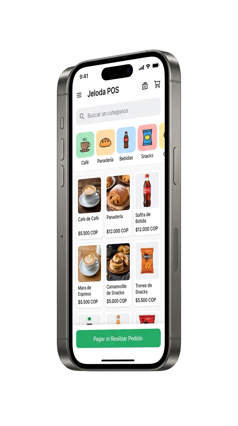 Jeloda POS Móvil Android 3D