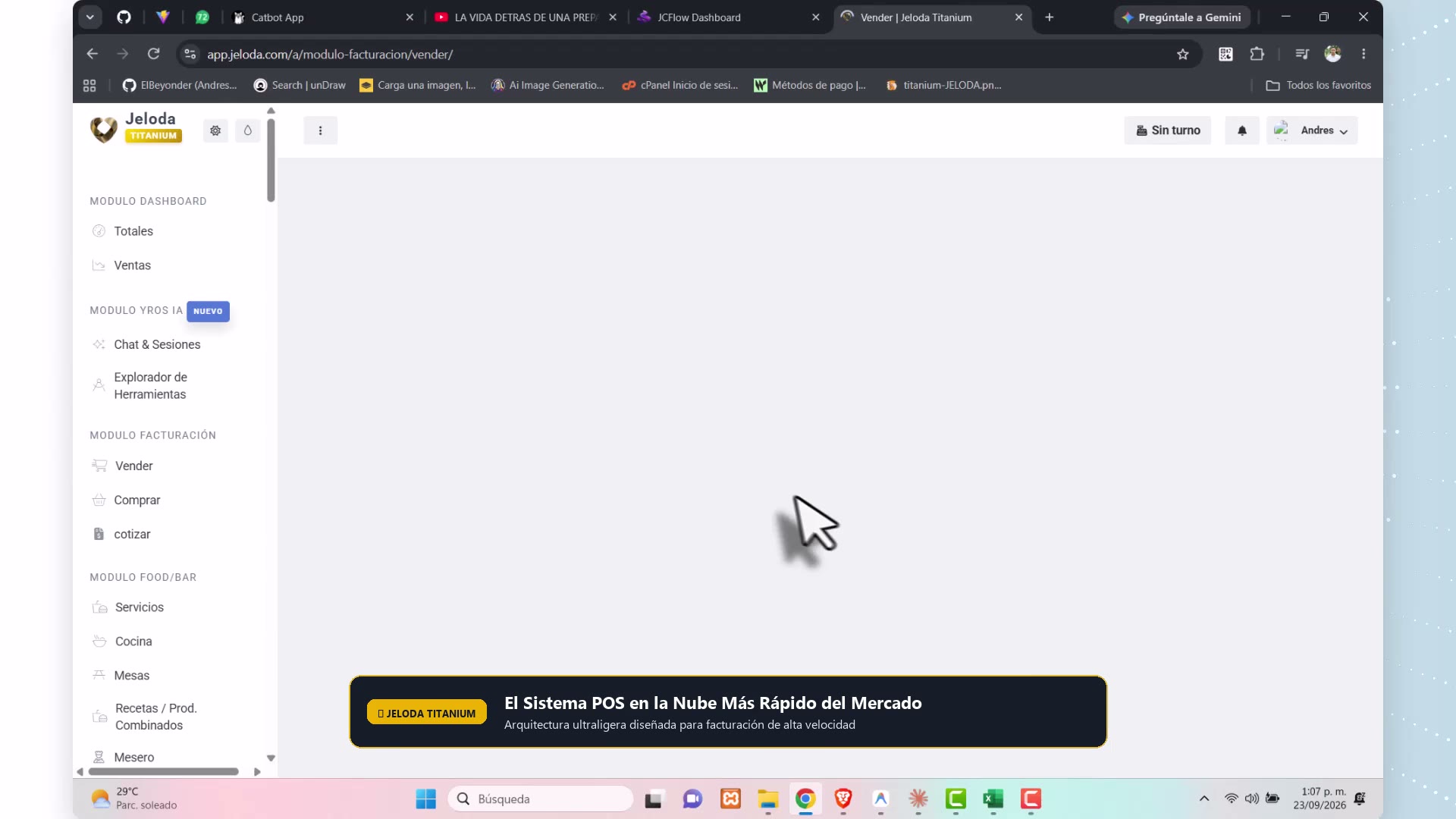 Sistema POS Jeloda Colombia